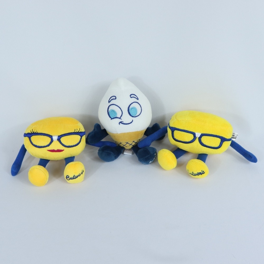 Culver's Promotional Plush Lot of 3 Goldie, Scoopie, & Curdis
